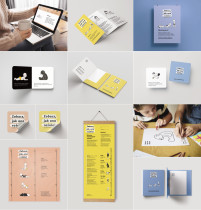 Projekt tożsamości wizualnej kampanii promującej wczesne wspomaganie rozwoju dzieci, Weronika Karska, 2022