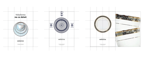 Projekt tożsamości wizualnej dla Porcelany Bogucice, Magdalena Giertuga, 2022