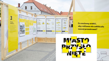 Maria Prochaczek, „Miasto przysłonięte. Projekt kampanii i wystawy dotyczącej uchwały reklamowej w Mikołowie”