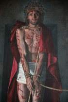 Ecce homo(fragment) akryl na płótnie, 2018