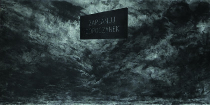 Informacja drogowa/Zaplanuj odpoczynek, akwatinta, 2024