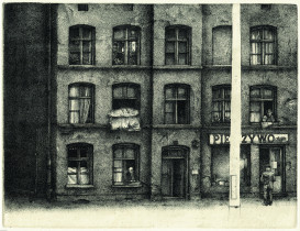 Jak co dzień, akwaforta, 1982