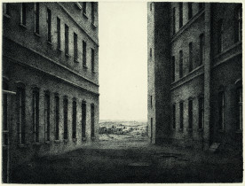 Pejzaż I, akwaforta, 1982