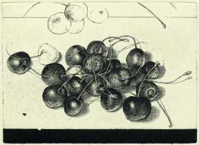 Czereśnie, akwaforta, 1994