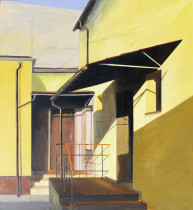 Monika Gawron (IV rok/M), Bez tytułu, olej na pilśni, 110 x 100 cm, 2019