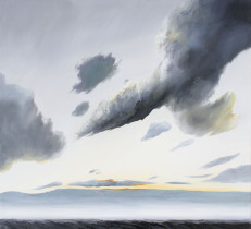 Monika Gawron (IV rok/M), Bez tytułu, olej na płótnie, 100 x 110 cm, 2019