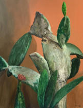 Janina Janicka-Grabowska (V rok/M), bez tytułu, olej na płótnie, 90 x 110 cm, 2020