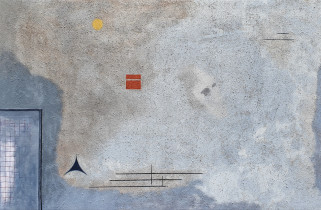 Zbigniew Gurnacz (III rok/M), Wspomnienie 1, akryl na płótnie, 140 × 90 cm, 2020