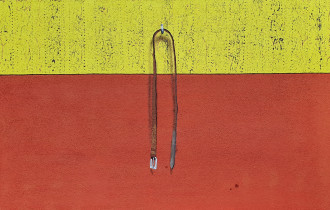 Zbigniew Gurnacz (III rok/M), Wspomnienie 3, akryl na płótnie, 140 × 90 cm, 2020