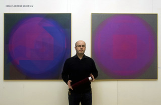 Zbyněk Janáček | Nagroda Vladimíra Boudníka 2013 | Pałac Clam-Gallas, Praga, Czechy | foto. ČTK, LIDOVKY.CZ