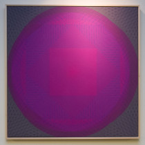 Zbyněk Janáček | New canvas 4-1 | 2012 | druk cyfrowy, płótno | 140 x 140 cm