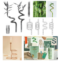 Analiza morfologiczna wybranej formy naturalnej - analiza rysunkowa, synteza graficza projekt formy przestrzennej