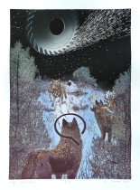 Igor Kociński linoryt wielomatrycowy 68 x 48 cm Igor Kociński