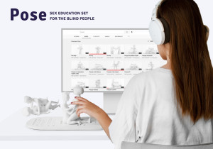 "Pose" - zestaw do edukacji seksualnej dla osób niewidomych 