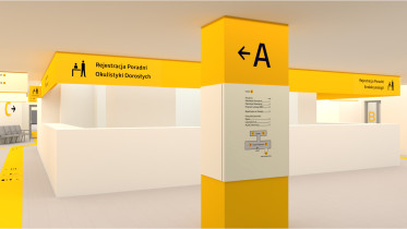 WAYFINDING dla budynku Uniwersyteckiego Centrum Klinicznego w Katowicach