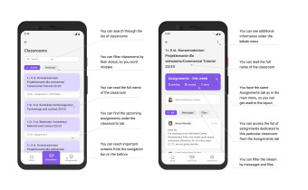 Karyna Krapiunitskaya Redesign aplikacji Google Clasroom 2023