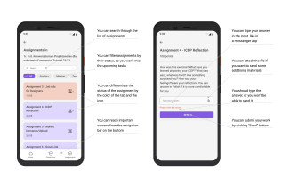 Karyna Krapiunitskaya Redesign aplikacji Google Clasroom 2023