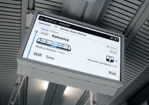 Olga Then, Redesign systemu informacji wizualnej na ekrany LCD w pociągach Kolei Śląskich, 2023