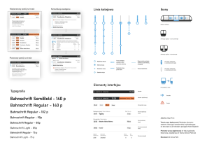 Olga Then, Redesign systemu informacji wizualnej na ekrany LCD w pociągach Kolei Śląskich, 2023