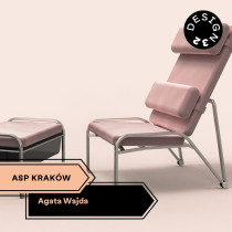 Wyróżnienie – Agata Wajda, Akademia Sztuk Pięknych w Krakowie im. Jana Matejki w Krakowie  – Fotel dla opiekunów osób hospitalizowanych w placówkach medycznych