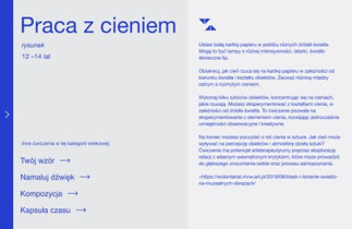 Alicja Polmańska Kierunek Projektowanie Graficzne Temat: Ćwiczenia wspierające rozwój twórczego myślenia u młodzieży - projekt publikacji. Promotorka dr hab. Justyna Szklarczyk - Lauer