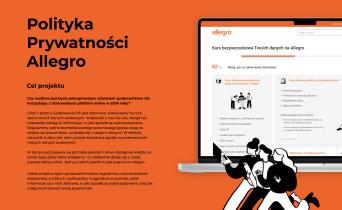 Olga Then_ Allegro a polityka prywatności – redesign procesu wyrażania świadomej zgody na korzystanie z produktu cyfrowego
