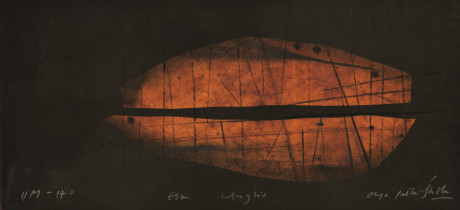 Olga Pałka-Ślaska, „M-17”, druk wklęsły, 2013