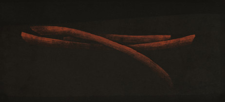 Olga Pałka-Ślaska, „M-14”, druk wklęsły, 2016