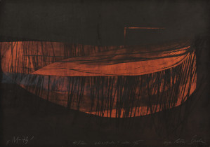 Olga Pałka-Ślaska, „M-73”, druk wklęsły, 2013