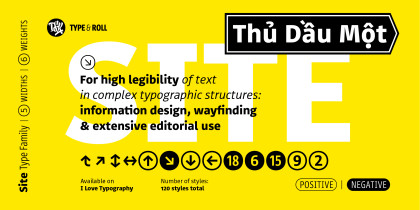 Site, rodzina krojów pisma