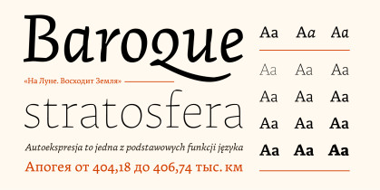 Talia, rodzina krojów pisma