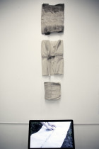 Kinga Przeliorz, instalacja; dokumentacja działania rysunkowego.