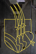 Żywią i bronią. Ludowa Herstoria Polski (we współpracy z Justyną Plec i Kajetanem Wichrowskim), ,stal, 120 x 170 cm, waga ok. 50 kg, 2021