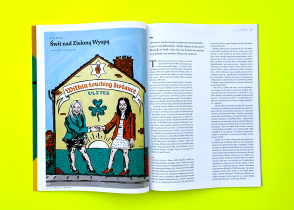  PISMO nr 5 (77)  ilustracja do eseju Patrycji Bukalskiej, pt. Świt nad zieloną wyspą 