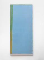 Lustro jest jak niebo, 220 x 100cm, olej na płótnie, 2024 (fot. Bartosz Górka)