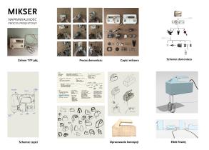 Proces dekonstrukcji i re designu.