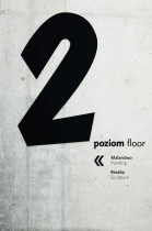 System informacji wizualnej dla budynku ASP w Katowicach przy u. Raciborskiej 50, 2015 (zesp&oacute;ł: J. Kucharczyk, A. Nawrocka, A. Pohl)