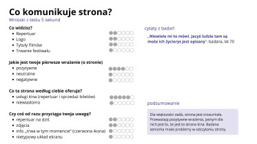 Strona z raportu &mdash; praca grupowa, wyniki testu 5 sekund