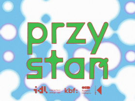 Identyfikacja Wizualna Wystawy Przystań, Apteka Designu, Krak&oacute;w, 2026