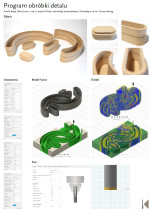 Praca zaliczeniowa z wykorzystania frezowania CNC
