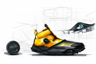 Forma złożona rysunek flamastrami.