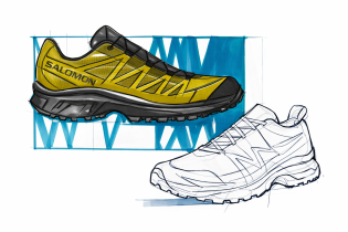 Forma złożona rysunek flamastrami i cienkopisem.