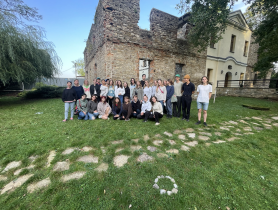 Osoby studenckie uczestniczące w plenerze &mdash; G&oacute;rki Wielkie