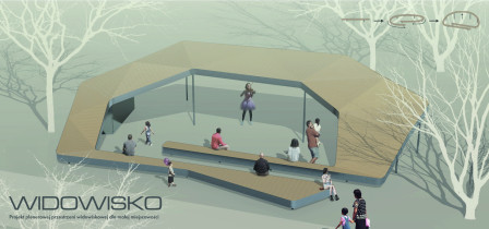 Amelia Bugaj, temat pracy: Projekt plenerowej przestrzeni widowiskowej dla małej miejscowości.