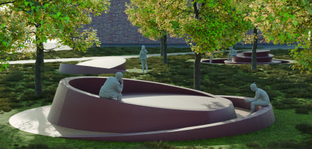 Kamil Madetko, temat pracy: Elementy wyposażenia strefy spacerowej w przestrzeni publicznej.