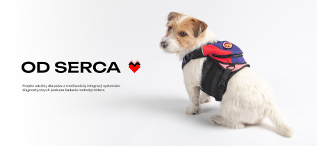 Wiktoria Stącel, temat pracy: Projektowanie odzieży dla ps&oacute;w z możliwością integracji system&oacute;w diagnostycznych.