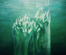 Toń, olej na płótnie, 150 x 190 cm, 2015