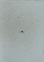 Knot, technika mieszana na płótnie, 100 x 70 cm, 2022