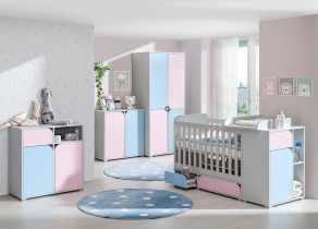 Projekt zestawu mebli dziecięcych MIMO, producent: Dolmar