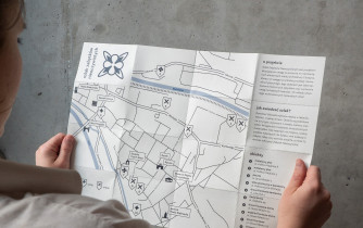 Projekt tożsamości wizualnej Szlaku Zabytków Nieoczywistych, Małgorzata Fica, Katarzyna Pilarczyk, Julia Piwowarska, 2021